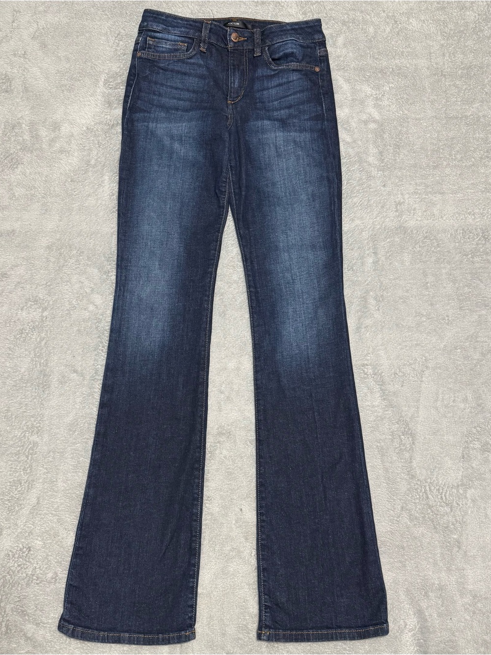 Joe’s Jeans Curvy Bootcut Dark Wash Stretch Jeans Women 27 Boho Western Cowgirl